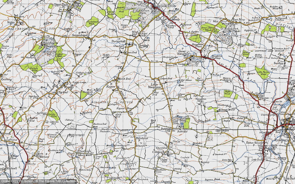 Old Map of West End, 1946 in 1946