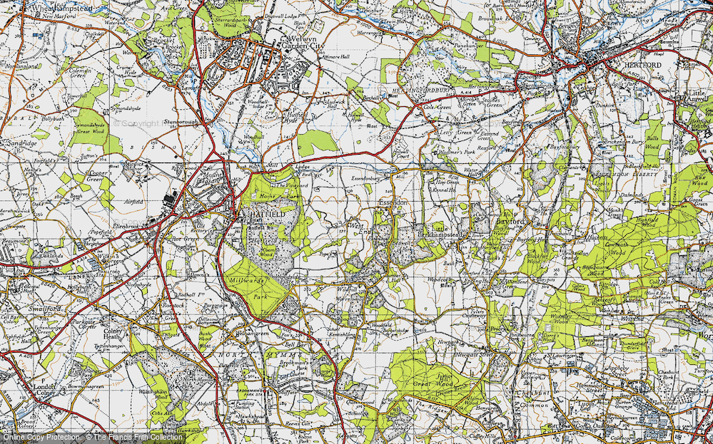 Old Map of West End, 1946 in 1946