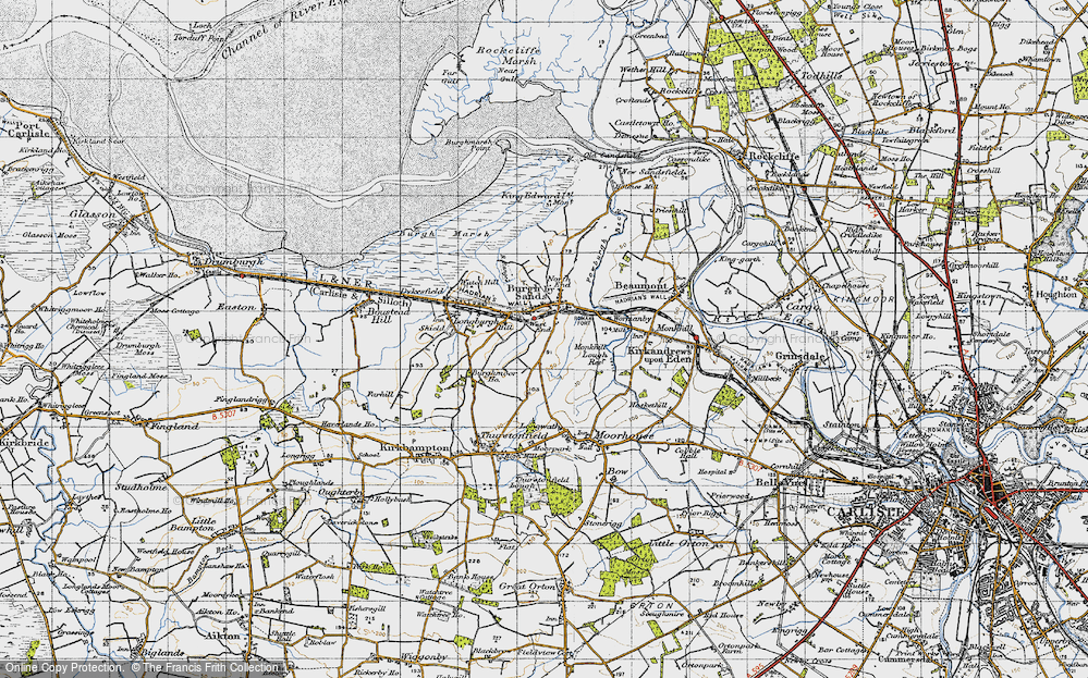 Old Map of West End, 1947 in 1947