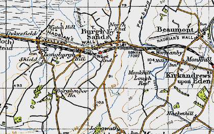 Old map of West End in 1947