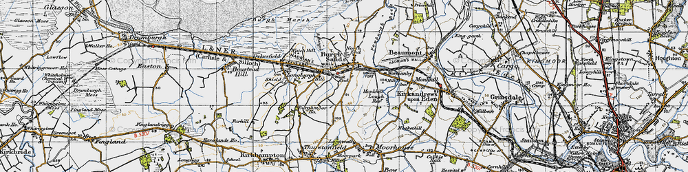 Old map of West End in 1947