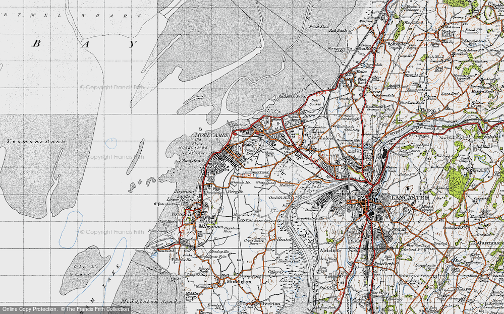 Old Map of West End, 1947 in 1947