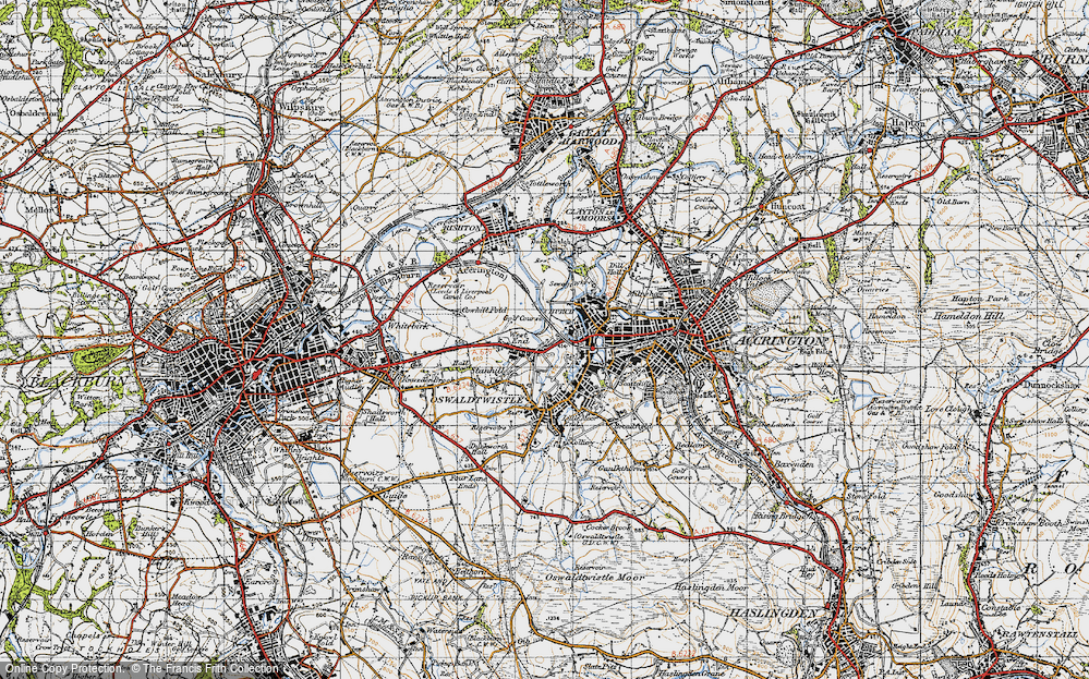 Old Map of West End, 1947 in 1947