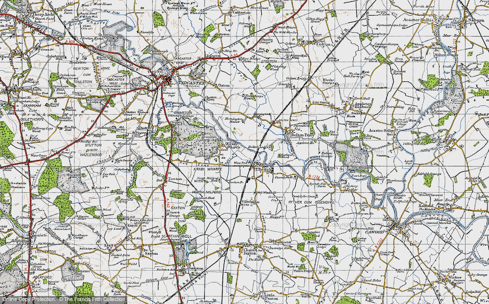 Old Map of West End, 1947 in 1947