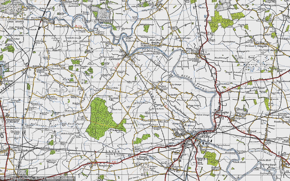 Old Map of West End, 1947 in 1947