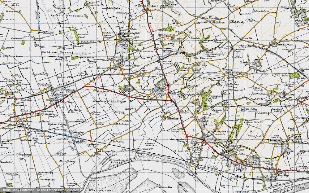 Old Map of West End, 1947 in 1947