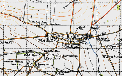 Old map of West End in 1947