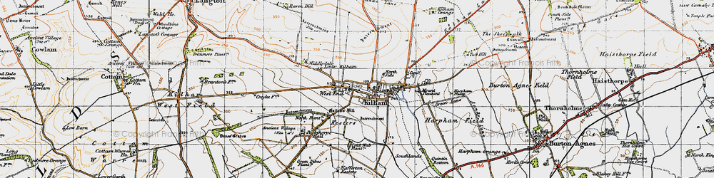 Old map of West End in 1947