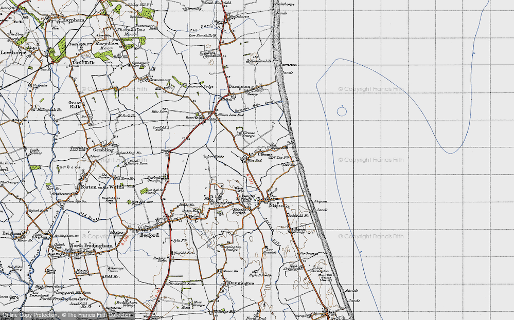 Old Map of West End, 1947 in 1947