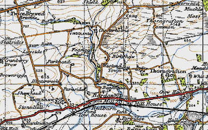 Old map of West End Town in 1947