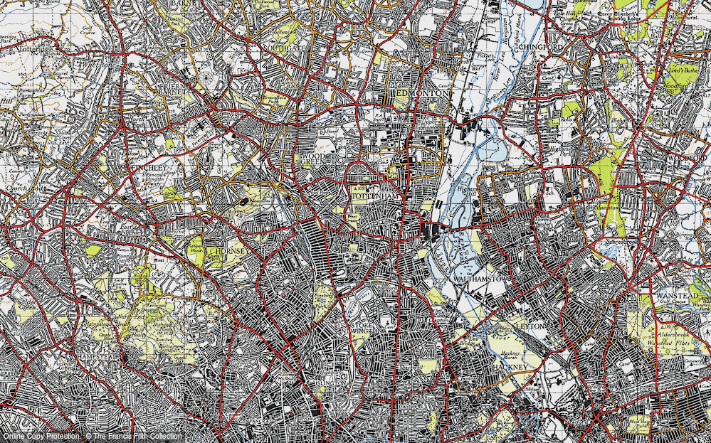 Old Map of West Green, 1946 in 1946