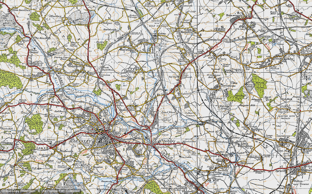 Old Map of West Green, 1947 in 1947