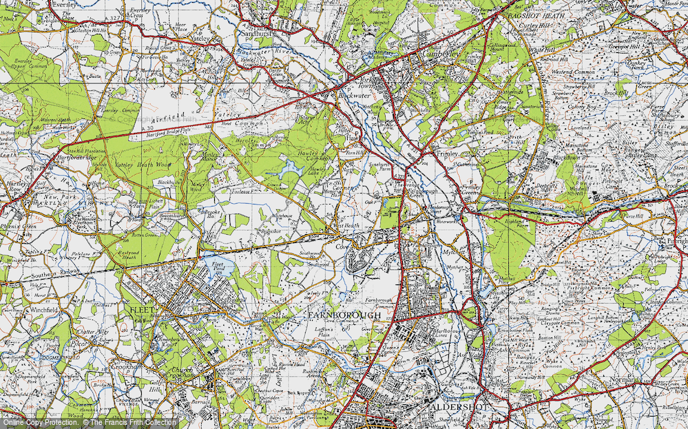 Old Map of West Heath, 1940 in 1940