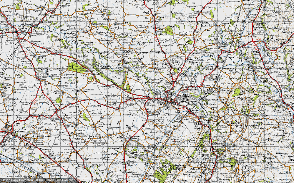 Old Map of West Heath, 1947 in 1947