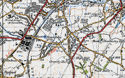 Old map of West Heath in 1947