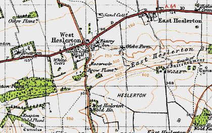 Old map of Brow Plantn in 1947