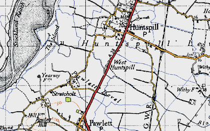 Old map of Bleak Br in 1946