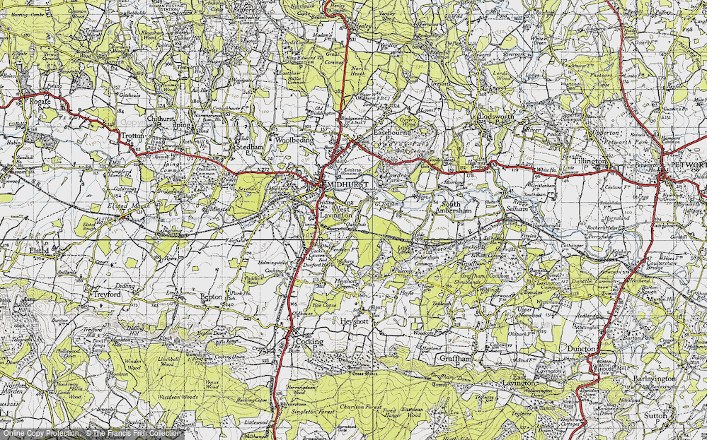 Old Map of West Lavington, 1940 in 1940