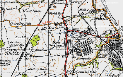 Old map of West Lea in 1947