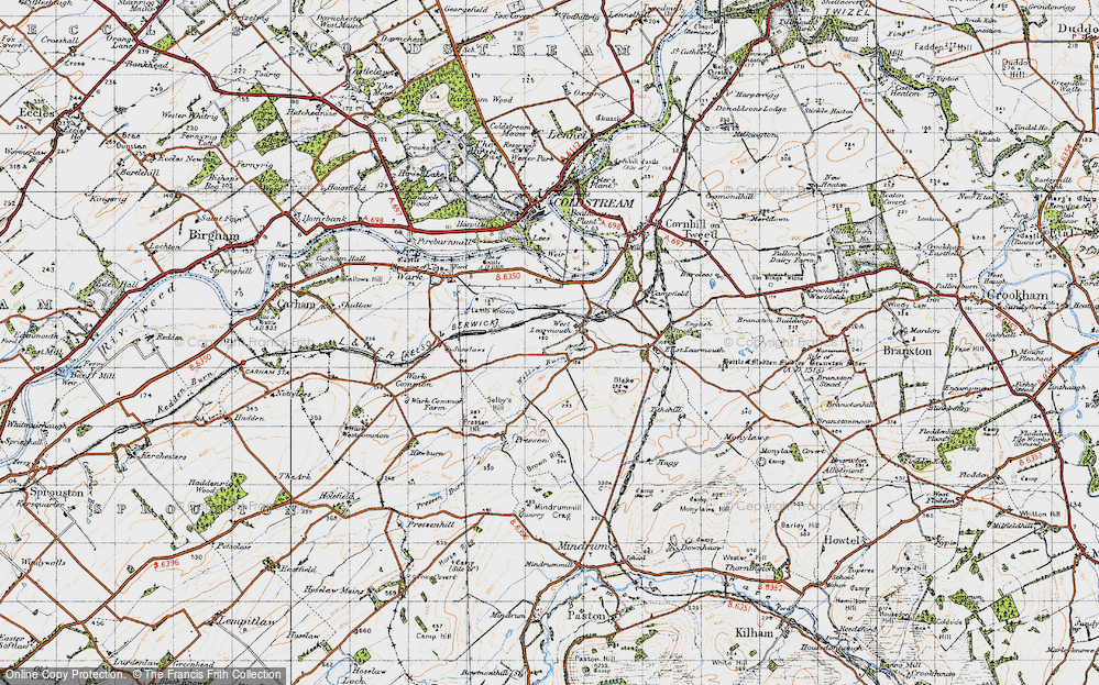 Old Map of West Learmouth, 1947 in 1947