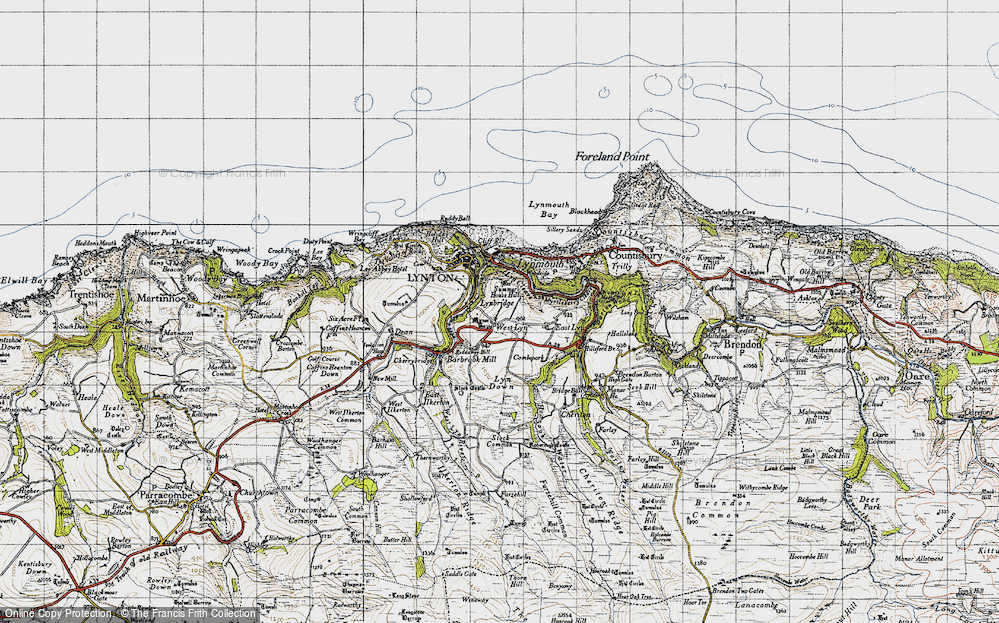 Old Map of West Lyn, 1946 in 1946