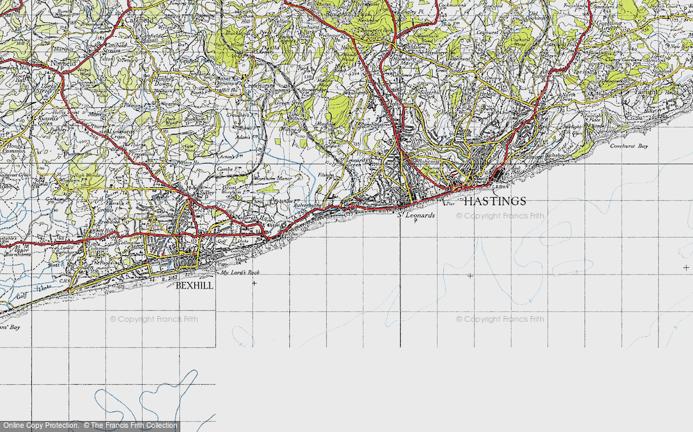 Old Map of West Marina, 1940 in 1940
