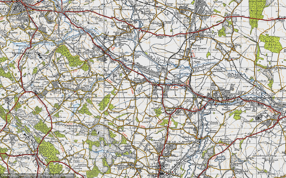 Old Map of West Melton, 1947 in 1947