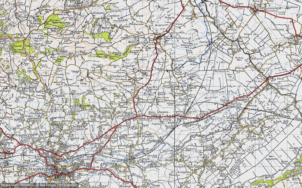Old Map of West Newton, 1946 in 1946