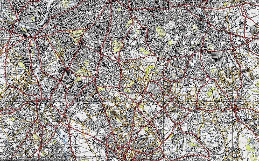 Old Map of West Norwood, 1946 in 1946