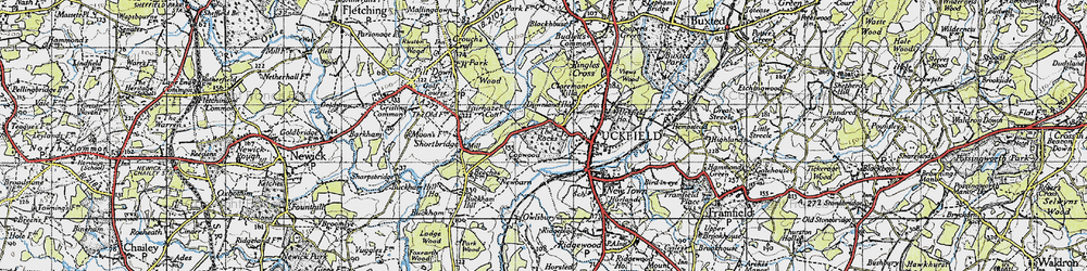 Old map of West Park in 1940