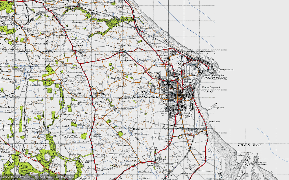 Old Map of West Park, 1947 in 1947