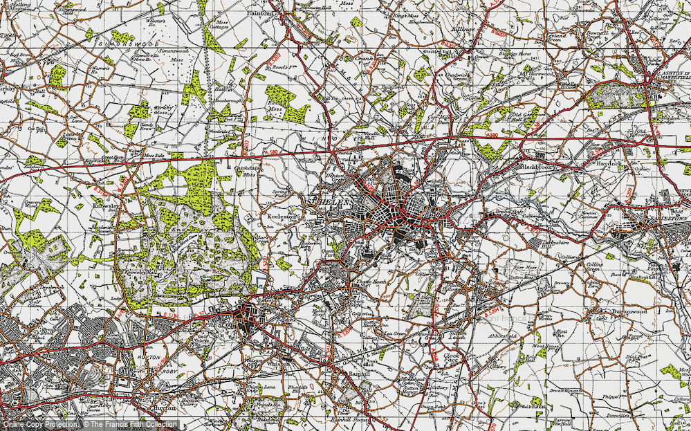Old Map of West Park, 1947 in 1947