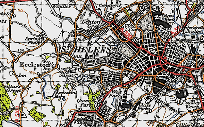 Old map of West Park in 1947