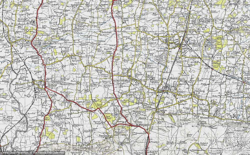 Old Map of West Town, 1940 in 1940