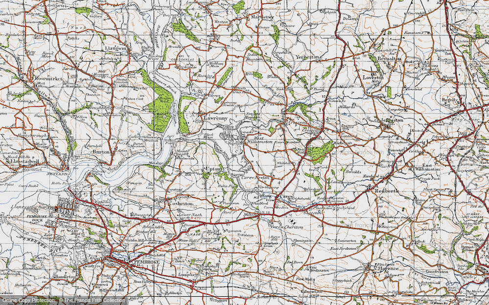 Old Map of West Williamston, 1946 in 1946