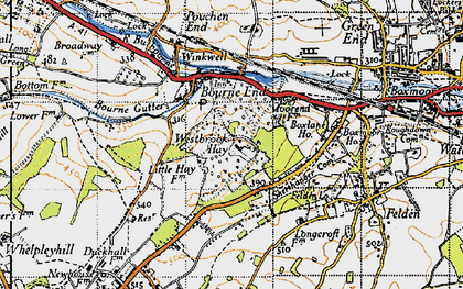 Old map of Westbrook Hay in 1946
