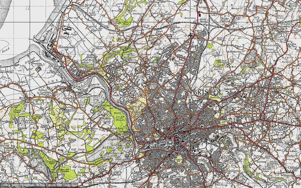 Old Map of Westbury Park, 1946 in 1946