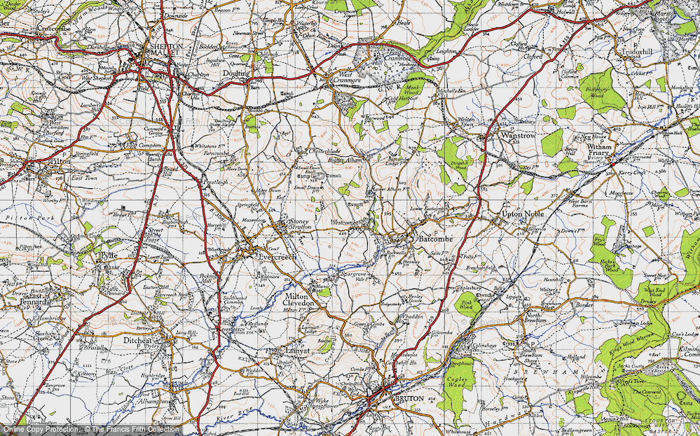 Old Map of Westcombe, 1946 in 1946