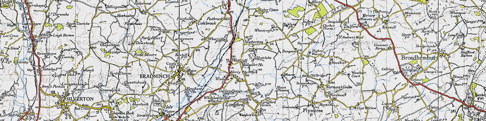 Old map of Bolealler Ho in 1946