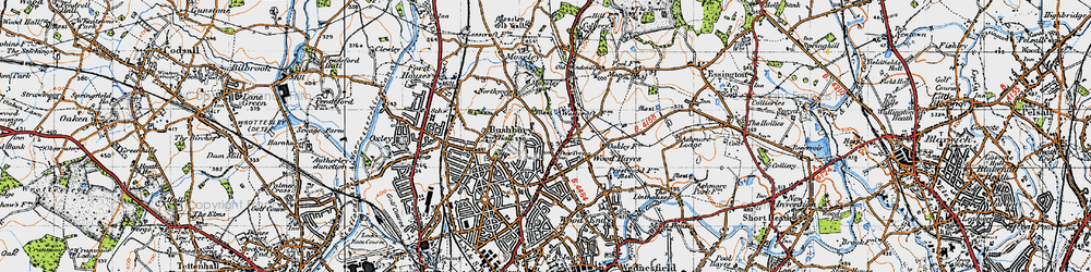 Old map of Westcroft in 1946