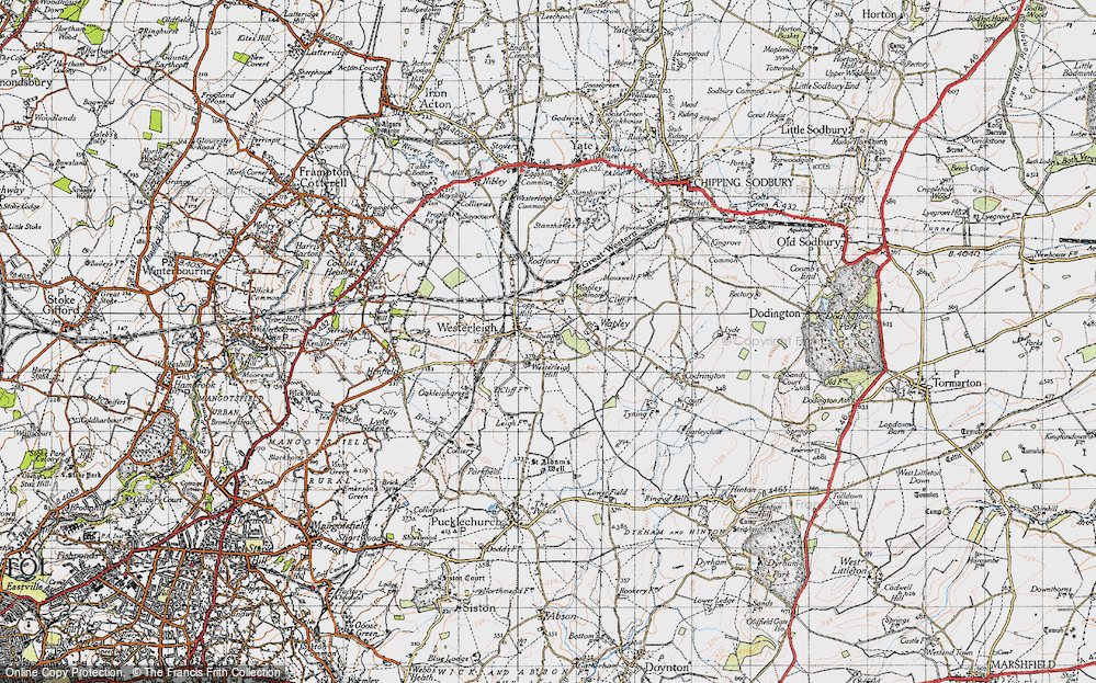 Old Map of Westerleigh Hill, 1946 in 1946