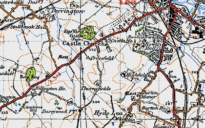 Old map of Western Downs in 1946