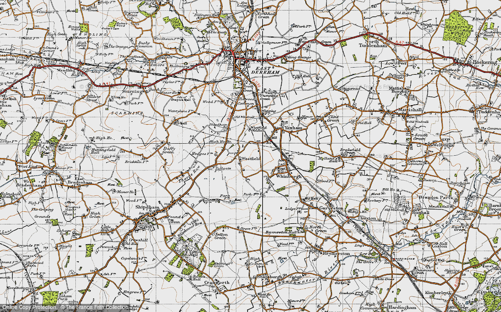 Old Map of Westfield, 1946 in 1946