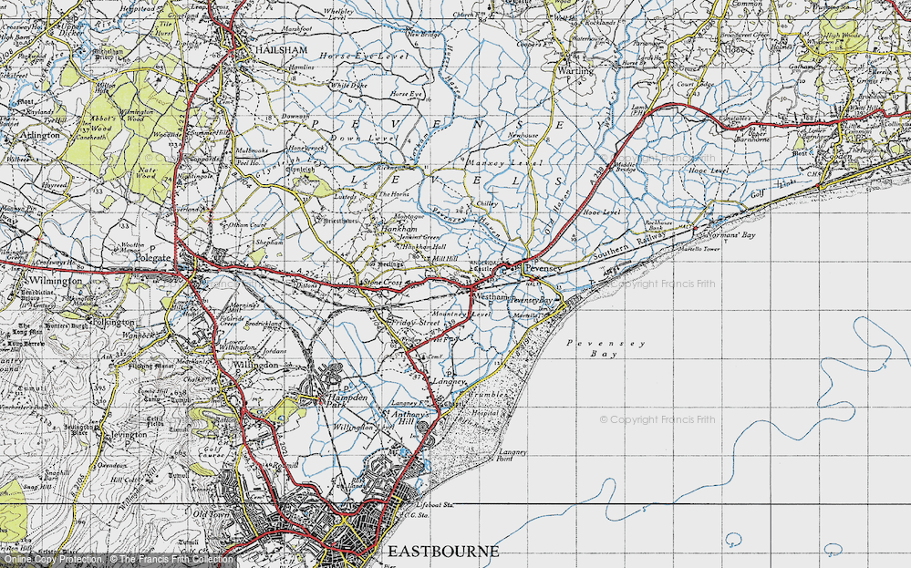 Old Map of Westham, 1940 in 1940