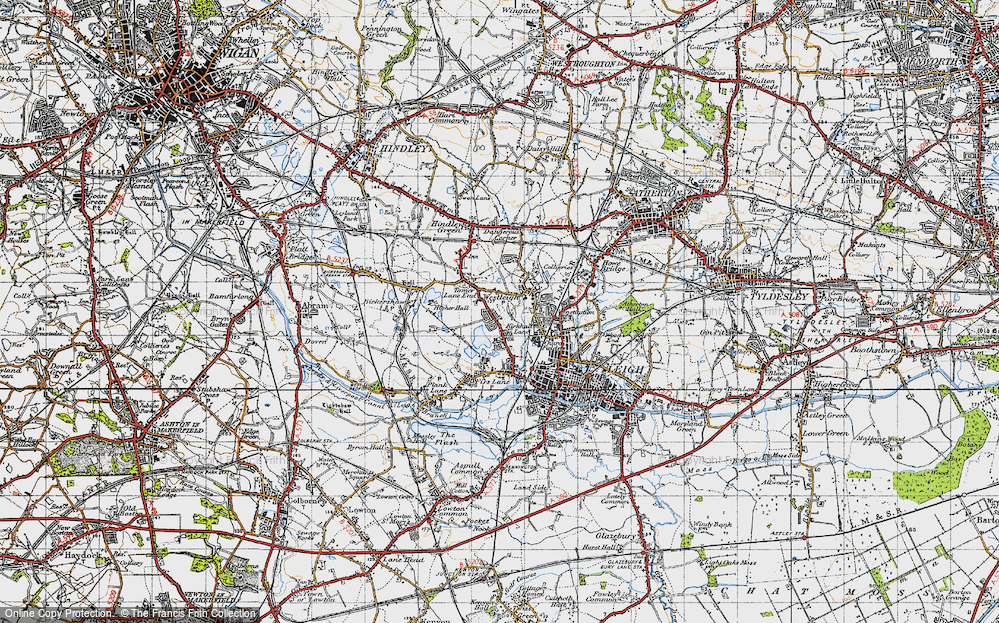 Old Map of Westleigh, 1947 in 1947