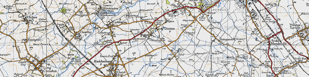 Old map of Westlington in 1946