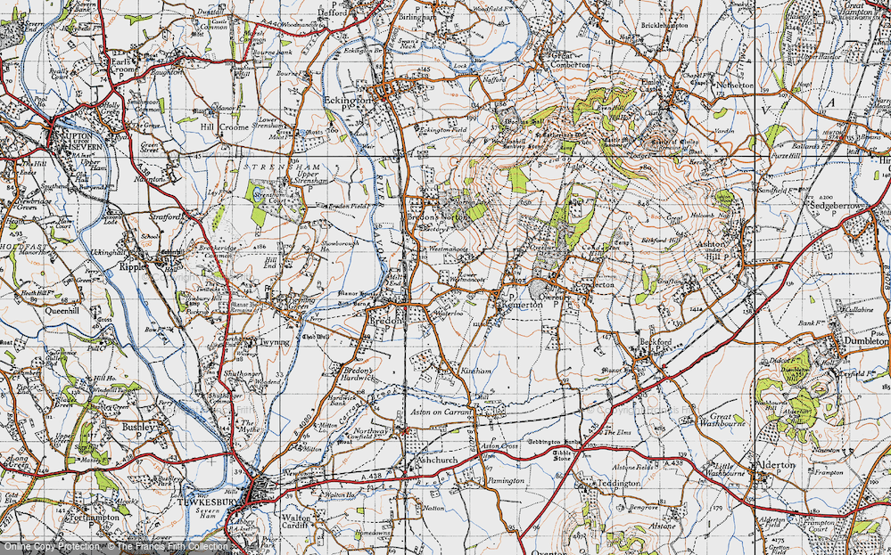 Old Map of Westmancote, 1946 in 1946