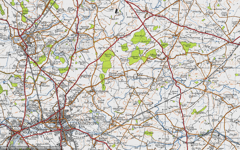 Old Map of Weston under Wetherley, 1946 in 1946