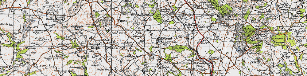 Old map of Westowe in 1946