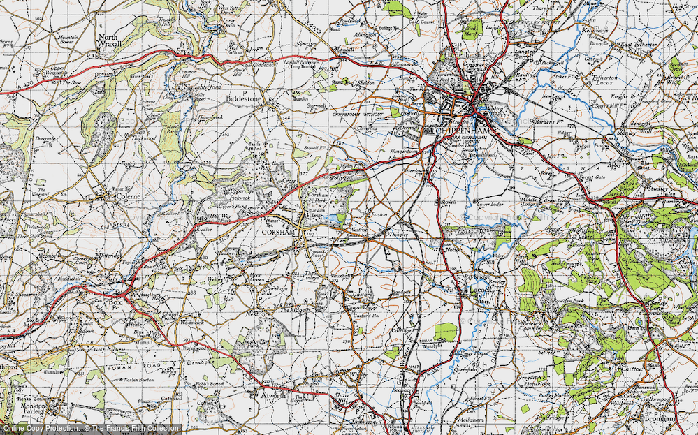 Old Map of Westrop, 1946 in 1946